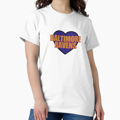 Baltimore Ravens Heart Classic T-Shirt