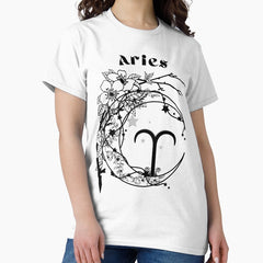 Aries Nested Flowers design Classic T-Shirt
