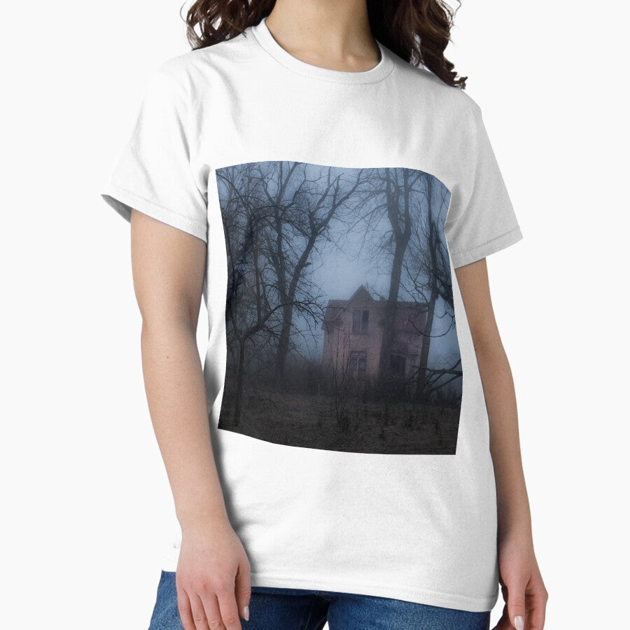 Abandoned House In The Fog Minnesota Classic T Shirt