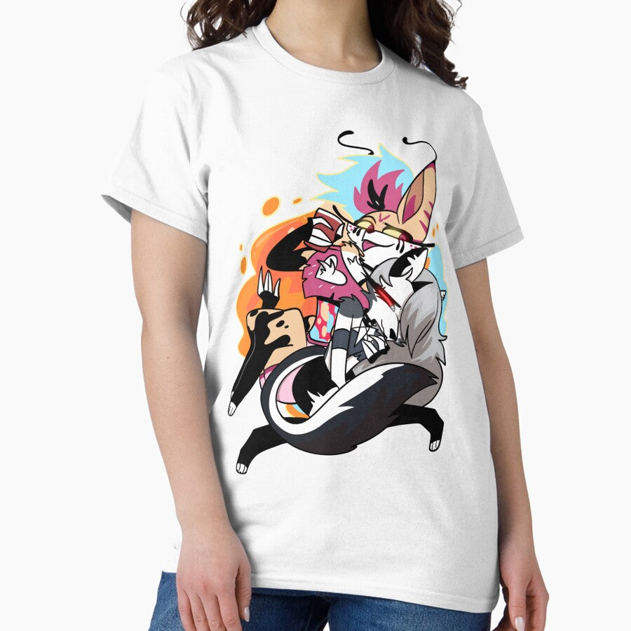 Helluva Boss Loona And Beelzebub Classic T Shirt
