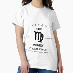 August September Birthday Gifts Born In August September Virgo Gift Zodiac Sign Horoscope Classic T-Shirt