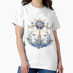 Libra Zodiac Sign Illustration Classic T-Shirt