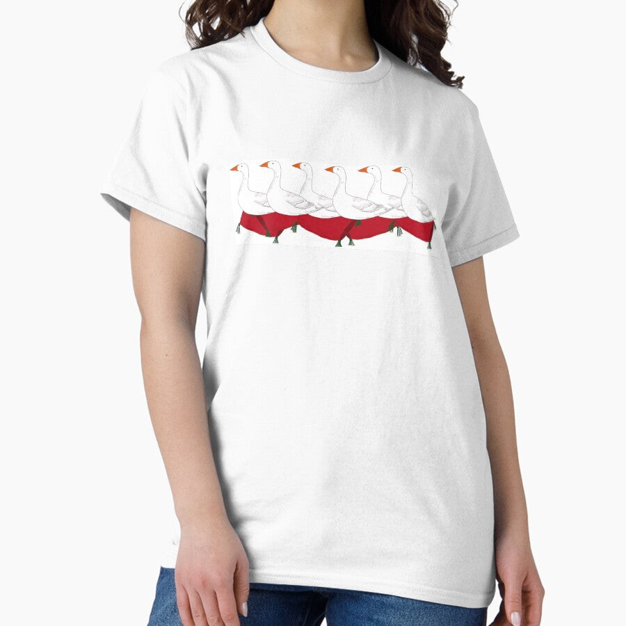 12 Days Of Christmas 6 Geese A Laying Classic T Shirt