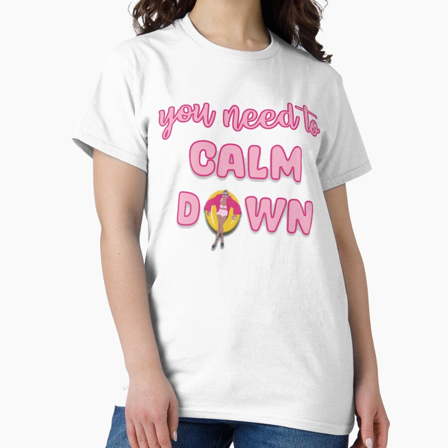 Pride You Need To Calm Down Taylor Swift Lover Eras Custom Graphic Classic T Shirt