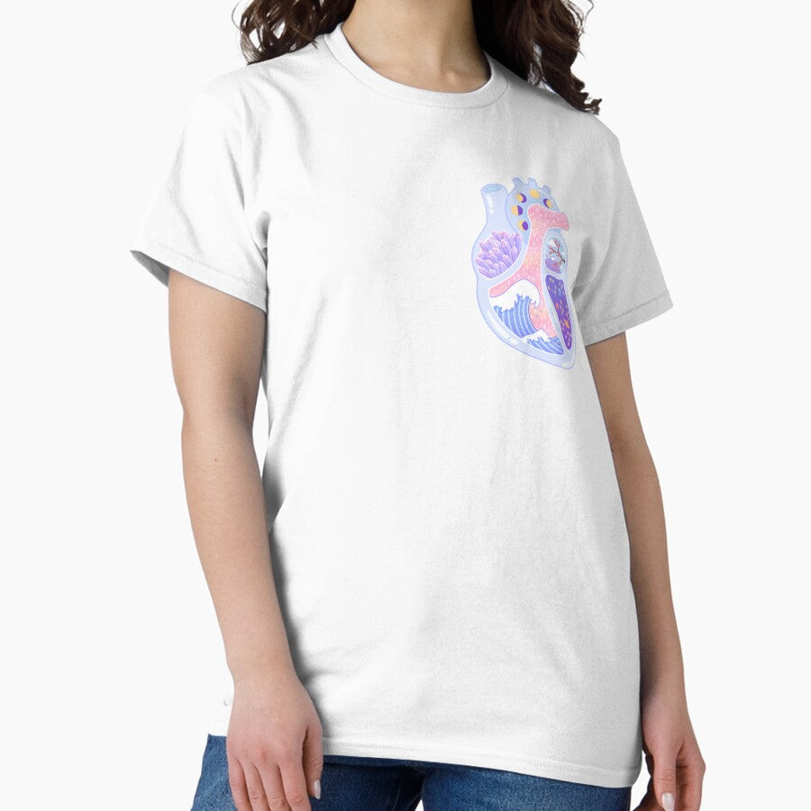 Aesthetic Heart Classic T Shirt
