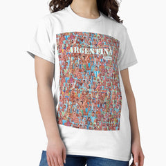 Argentina soccer fans Classic T-Shirt