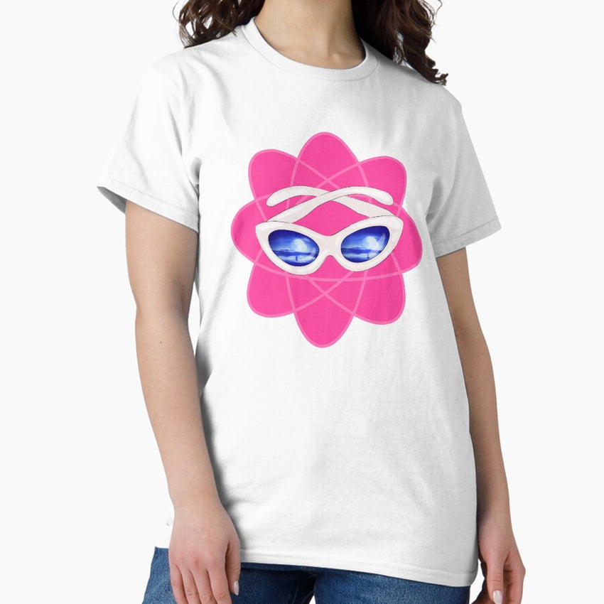 Barbenheimer Or Oppenbarbie A Bomb Reflected In Classic 50S Sunglasses Classic T Shirt