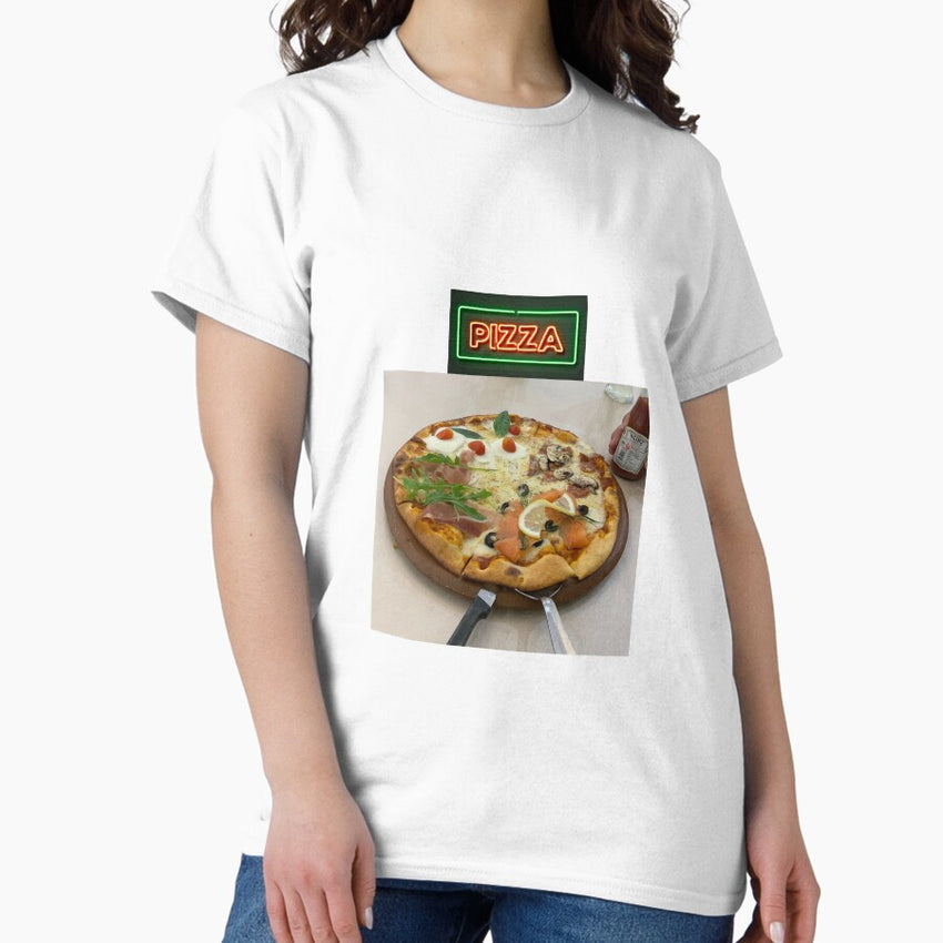pizza shirt real eating Classic T-Shirt