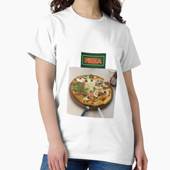 pizza shirt real eating Classic T-Shirt