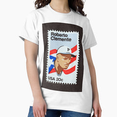 1984 20¢ Roberto Clemente Postage Stamp Classic T-Shirt