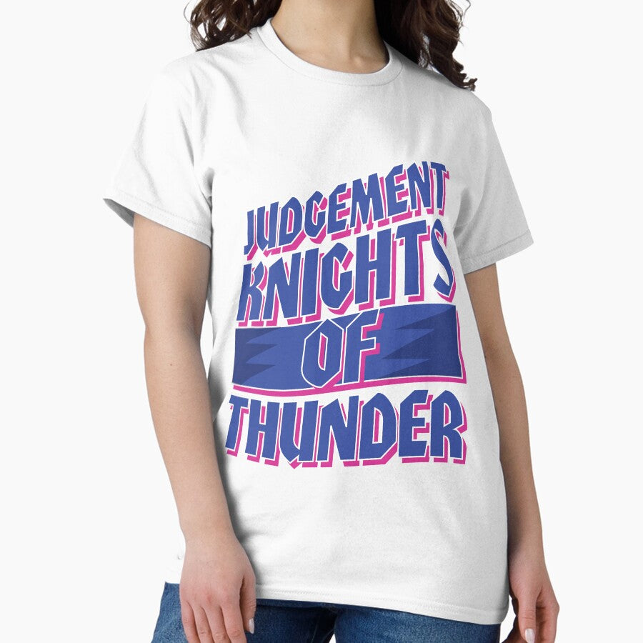 Judgement Knights Of Thunder Logo For T Shirt And Stckers Classic T Shirt