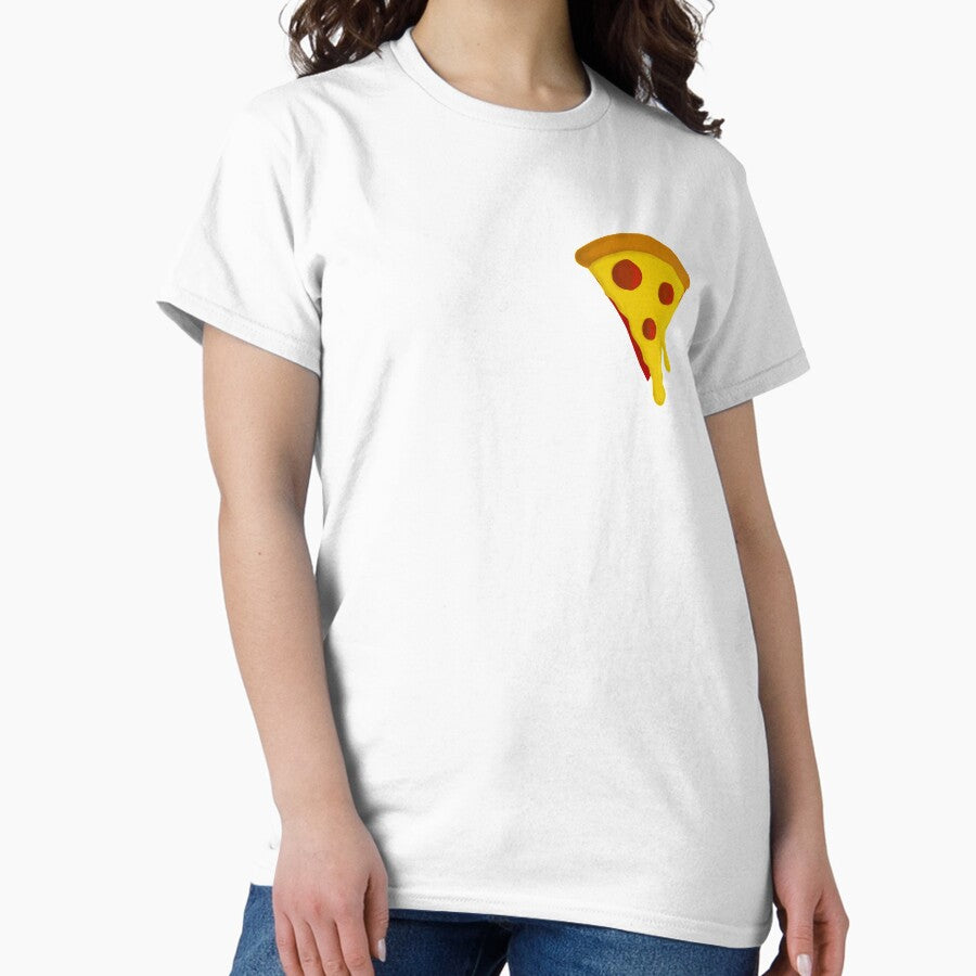 Cartoon pizza Classic T-Shirt