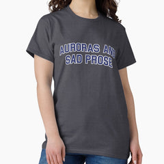 Auroras And Sad Prose Collegiate Folklore Taylor Swift Classic T Shirt
