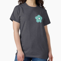 Simple Green Flower Classic T-Shirt