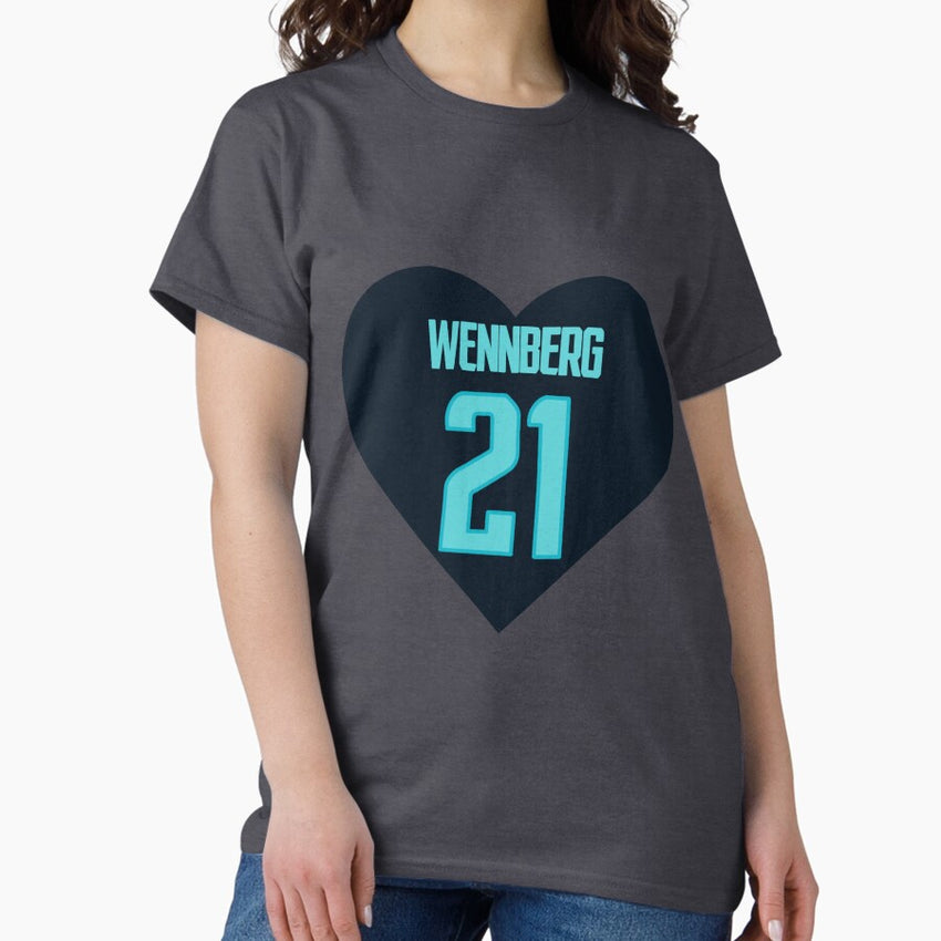 Alexander Wennberg Jersey Heart Classic T-Shirt