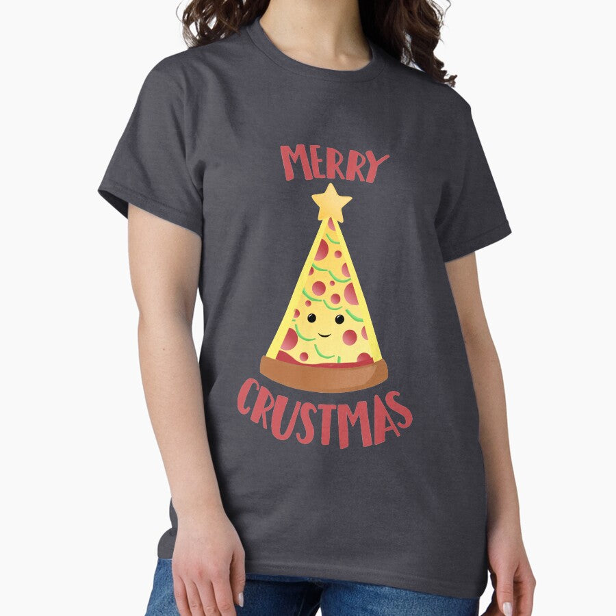 Pizza - Merry CRUSTMAS - Pizza Christmas Classic T-Shirt