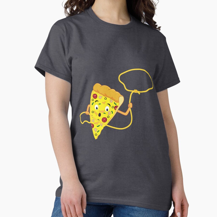 Lassoing Pizza Classic T-Shirt