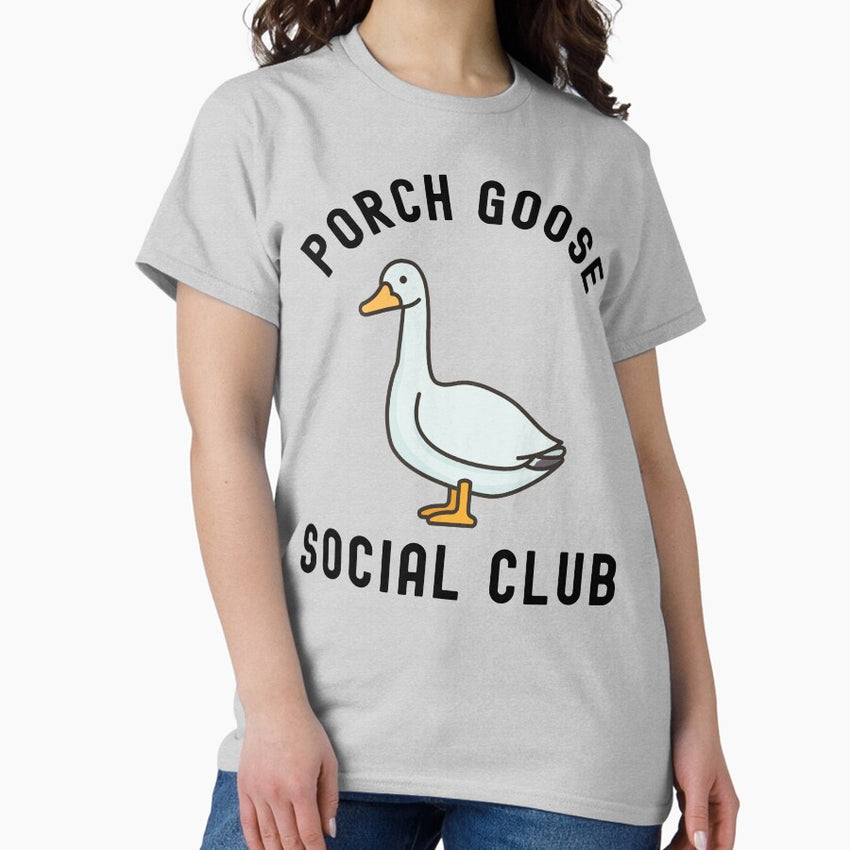 Porch Goose Social Club Funny Porch Goose Owner Classic T Shirt