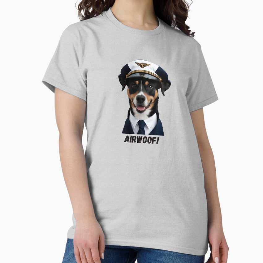Airwoof Dog Pilot Classic T Shirt