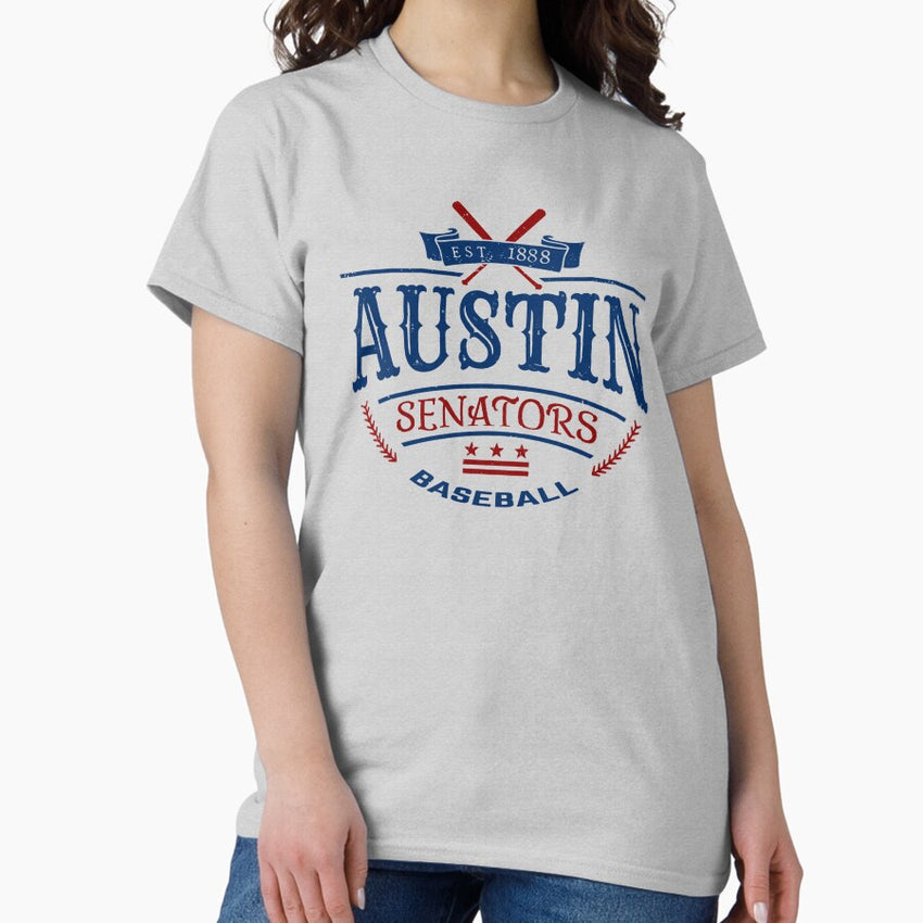 Austin, Texas Old Tyme Senators Baseball Classic T-Shirt