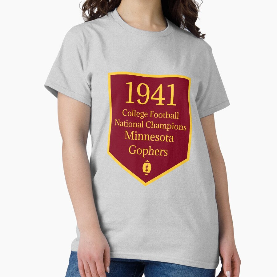 Cfb National Champions Minnesota 1941 Classic T Shirt