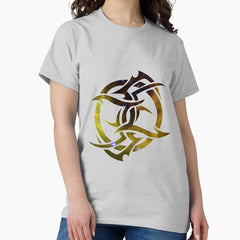 Gemini zodiac sign stars background Classic T-Shirt