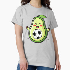 Avocado Soccer, Fun, Kawaii, Futbol, Humor Classic T-Shirt