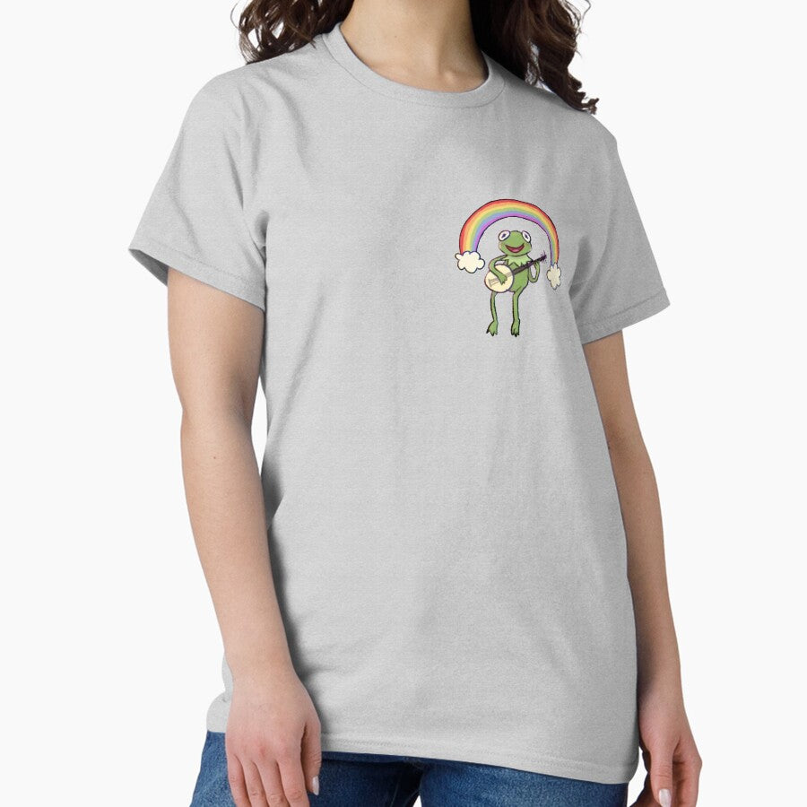 Cute Kermit Drawing Classic T Shirt