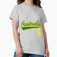 Australia Soccer Jersey Aussie Baseball Rugby Logo Classic T-Shirt