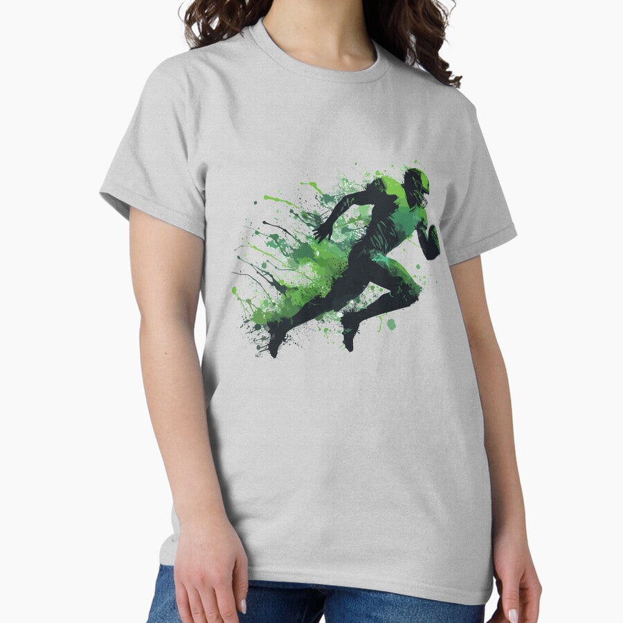 American Football Ink Art Classic T Shirt