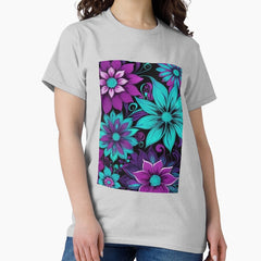 Psychedelic flower 3 Classic T-Shirt