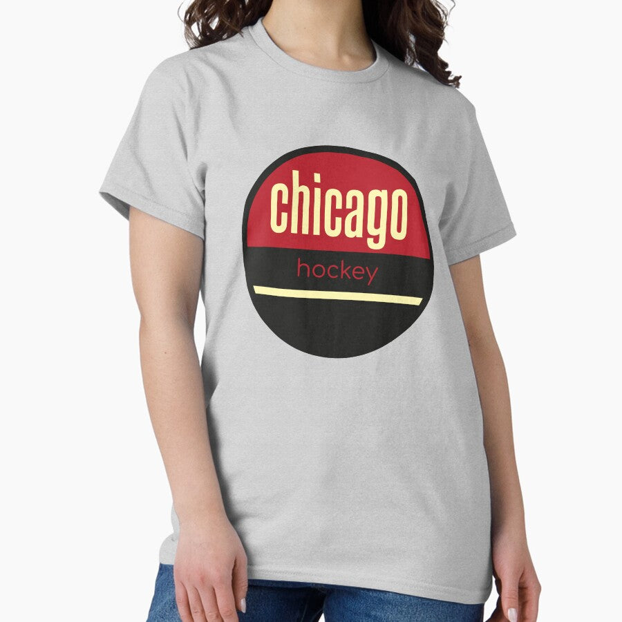 Chicago retro hockey Classic T-Shirt