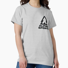 Alpine sports | Black Classic T-Shirt