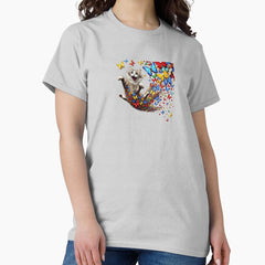 The Cat Becoming Butterflies Classic T-Shirt