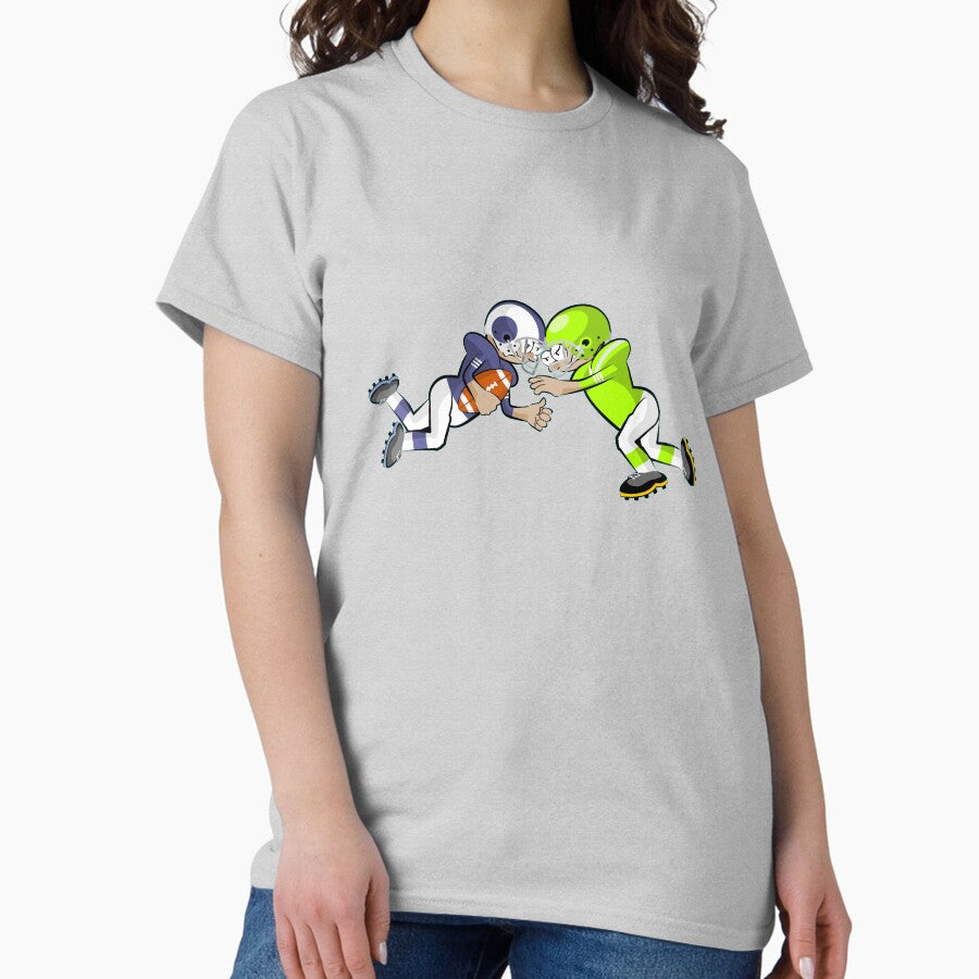 American Football Cartoon Style 38/41 Classic T-Shirt