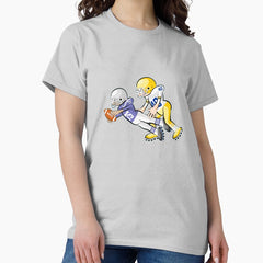 American Football Cartoon Style 641 Classic T Shirt