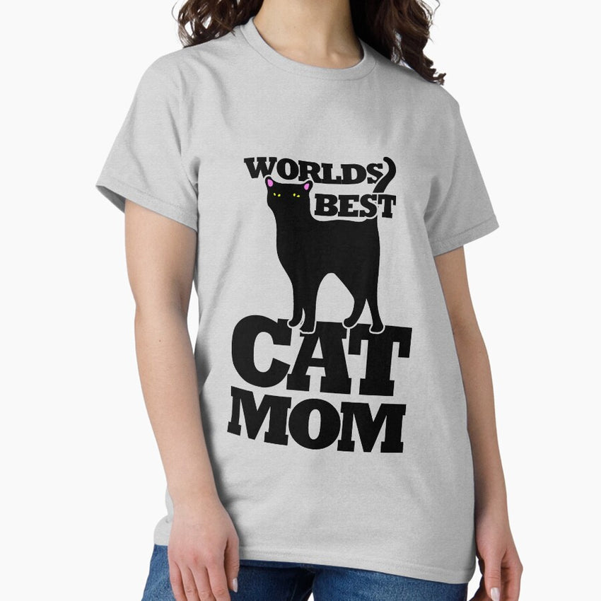 Worlds Best Cat Mom Classic T-Shirt