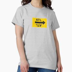 Atlanta Movie Shooting Sign Classic T Shirt