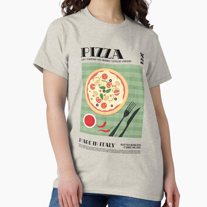 Pizza Wall Art Classic T-Shirt