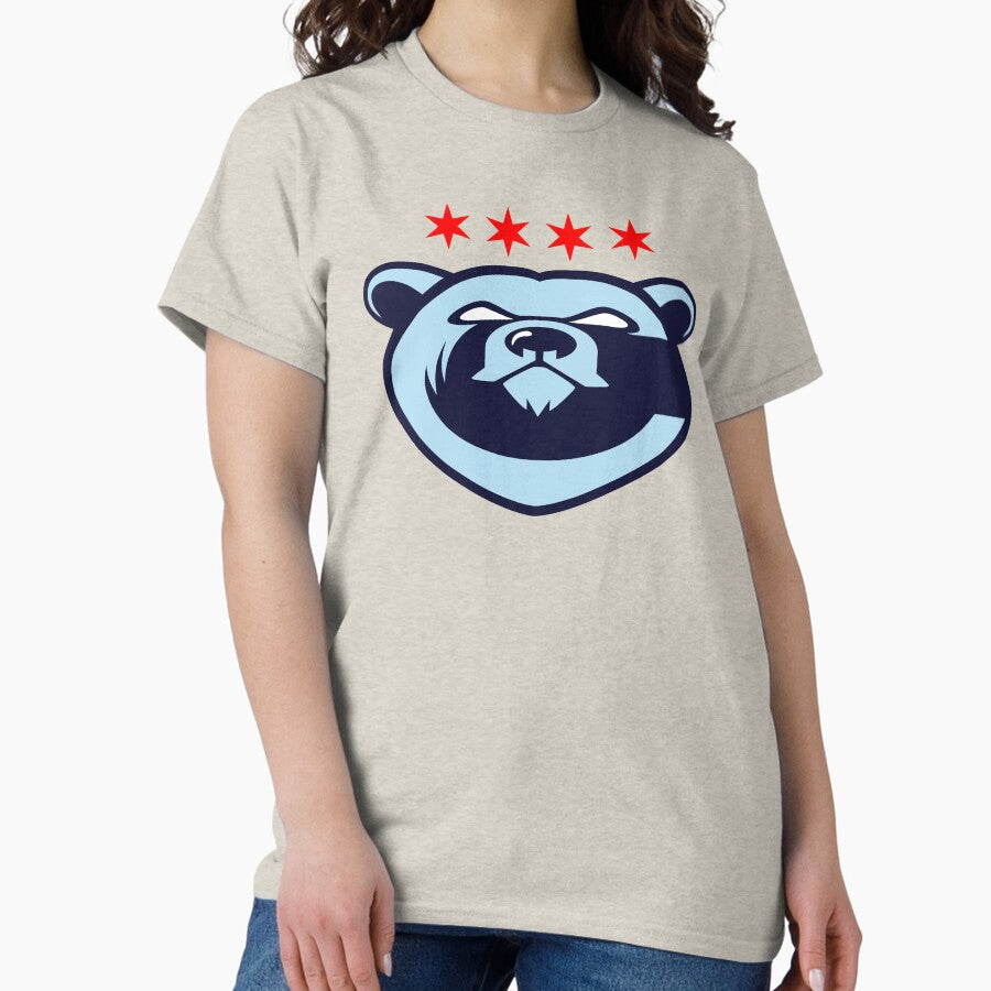 Chicago Bear (flag) 2 Classic T-Shirt
