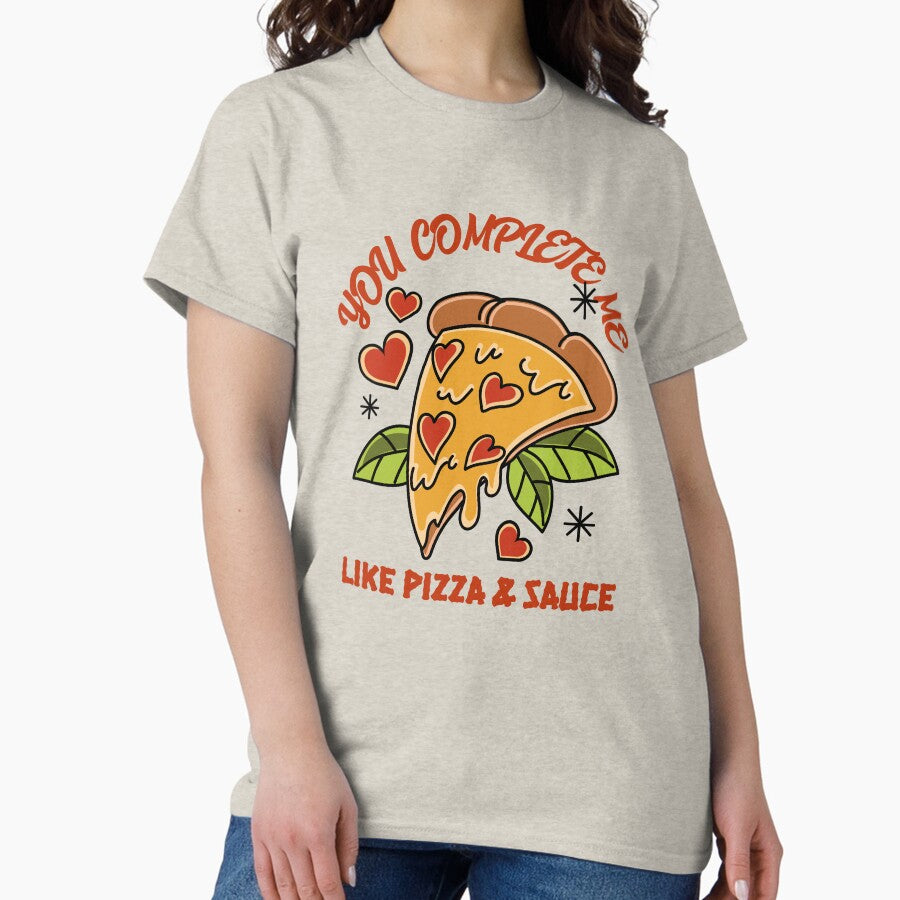Valentines Pizza T-Shirt Classic T-Shirt