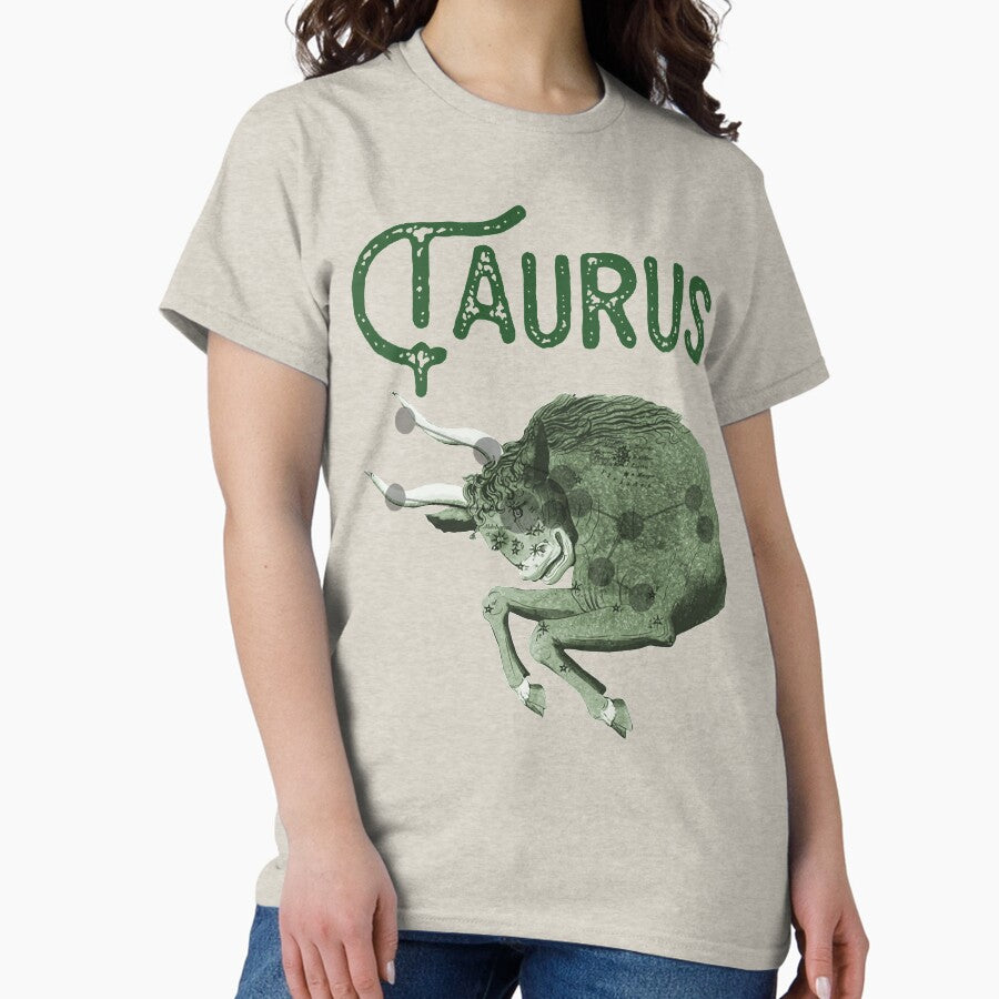 Taurus ))(( Astrological Sign Zodiac Constellation Design Classic T-Shirt