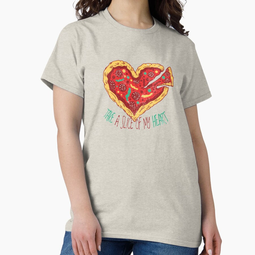 Take a piece of my heart pizza Classic T-Shirt