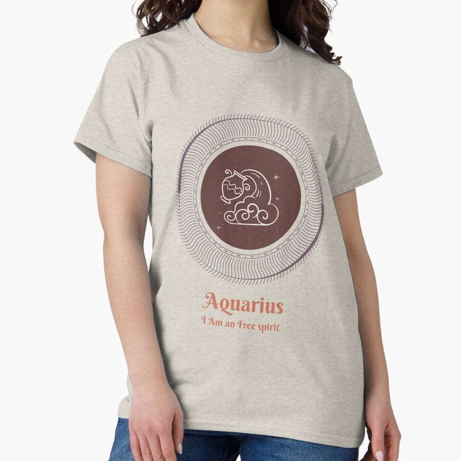 Aquarius I am a free Spirit Classic T-Shirt