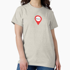 Minnesota - Location Tag (pink) Classic T-Shirt