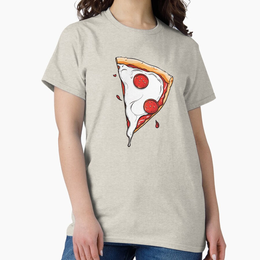 Slice of Happiness/ Pizza Lover’s Classic T-Shirt