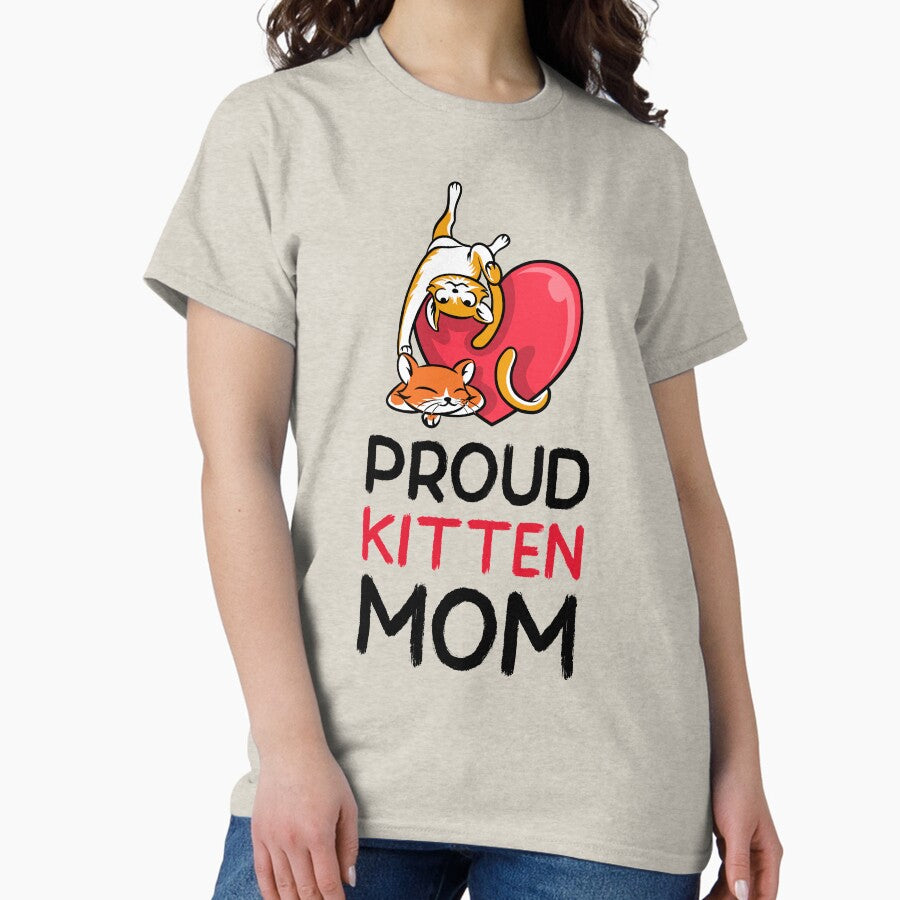 Proud Kitten Mom Classic T-Shirt
