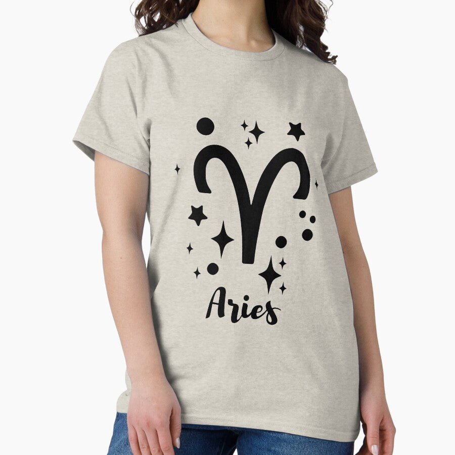 Aries Shirt, Aries Birth Sign, Aries Sign, Zodiac Sign Birthday Gift, Aries Shirts for Women Classic T-Shirt
