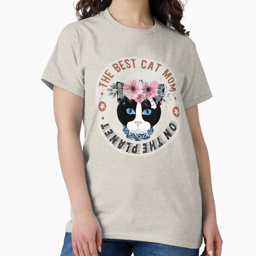 The Best Cat Mom On The Planet - Light Version Classic T-Shirt
