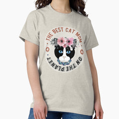 The Best Cat Mom On The Planet - Light Version Classic T-Shirt